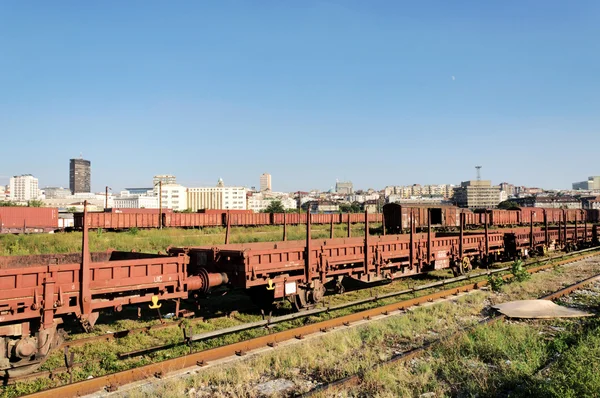 Белградская железная дорога — стоковое фото