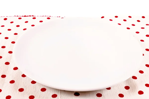 White plate — Stock Photo, Image