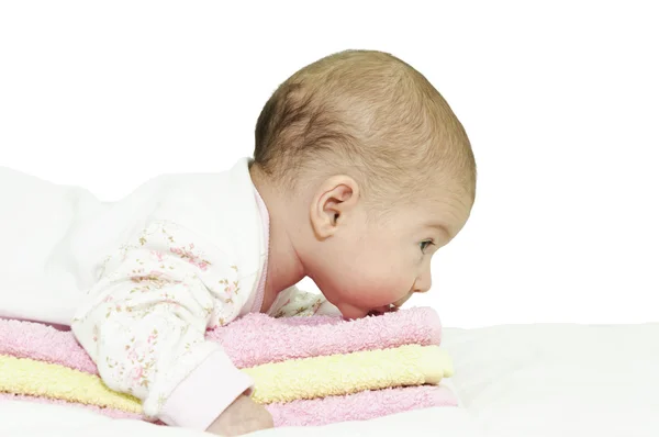 Baby thinking — Stock Photo, Image