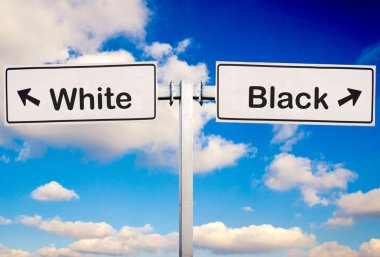 Beyaz veya siyah