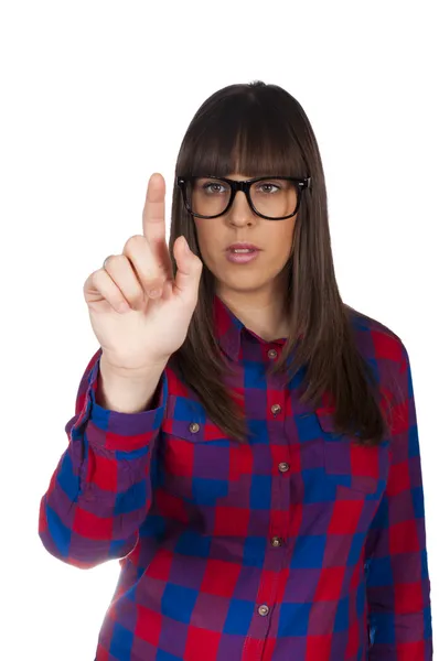 Female finger — Stock Photo, Image