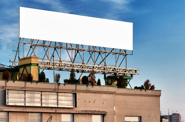 Billboard em branco — Fotografia de Stock