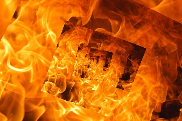 Velký plamen — Stock fotografie