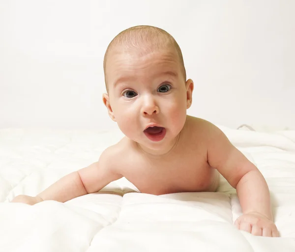 Surprised baby — Stock Photo, Image