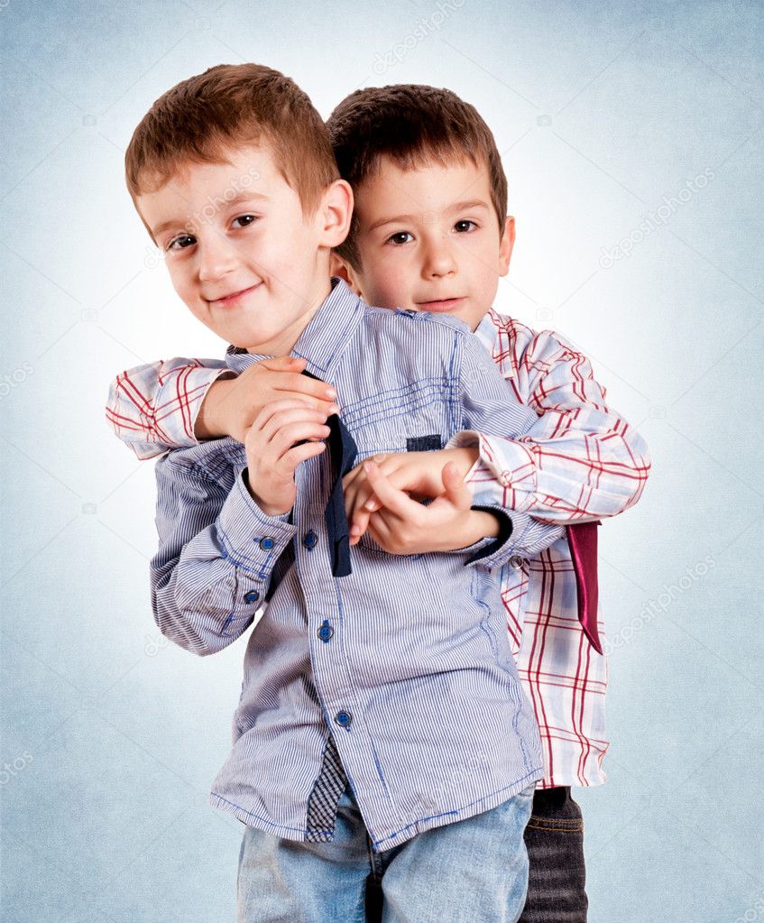 Brothers hug Stock Photo by ©uroszunic 19056613
