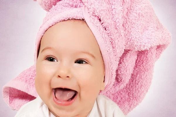 Baby hairstyle — Stock Photo, Image