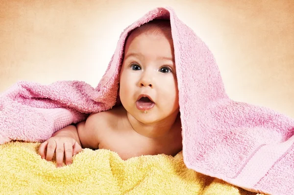 Baby abd towels — Stock Photo, Image