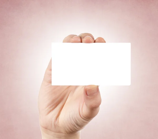 Blank calling card — Stock Photo, Image