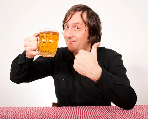 Uomo della birra — Foto Stock