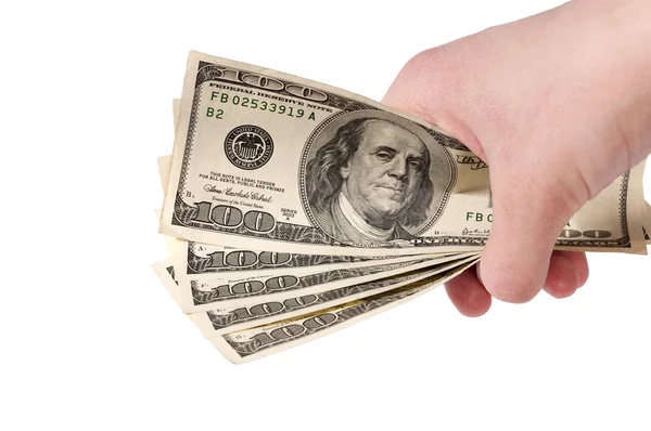 Money in the hand — Stock Photo, Image