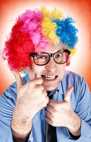 Funny clown — Stock Photo, Image