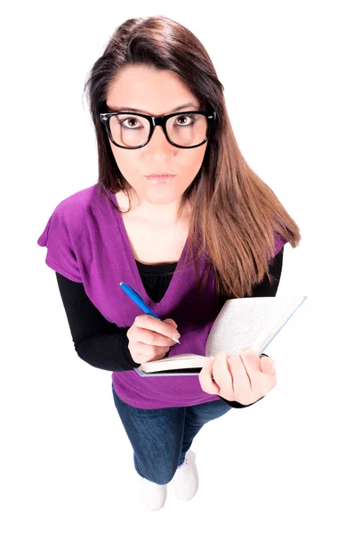 Estudante feminina — Fotografia de Stock