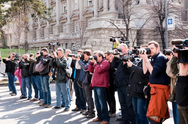 Journalister — Stockfoto