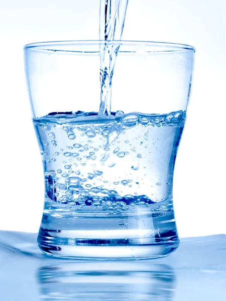 Glas water — Stockfoto