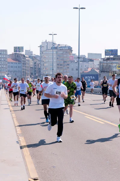 Belgrad marathon — Stockfoto