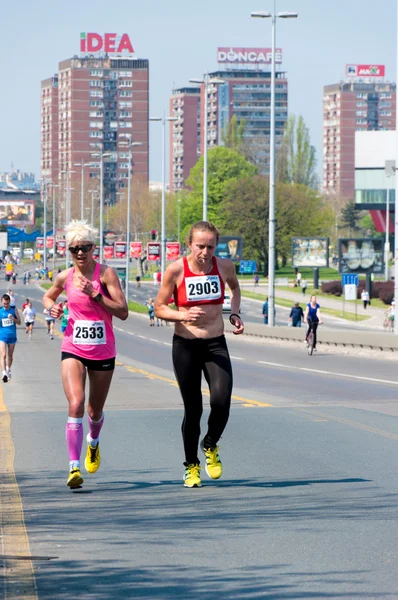 Maratón de Belgrado — Foto de Stock