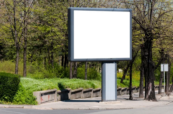 Billboard na ulicy — Zdjęcie stockowe