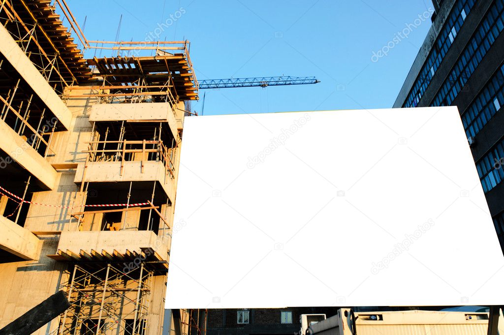 Construction billboard