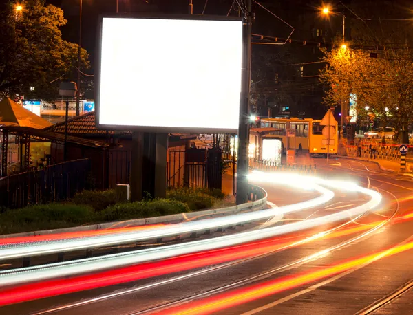 Prázdný billboard — Stock fotografie