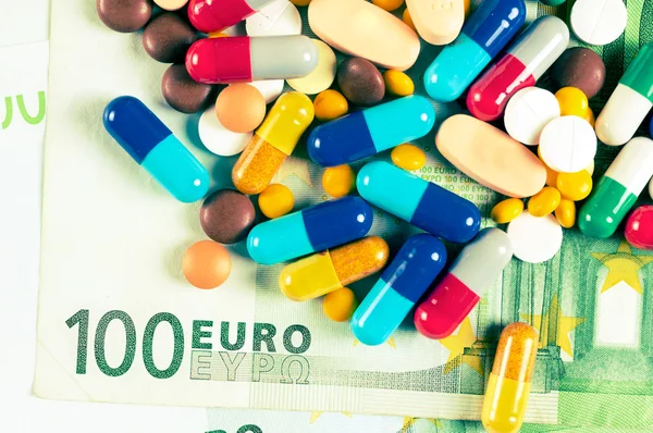 Vuile geld en drugs — Stockfoto