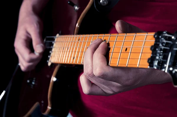 Relaxamento da guitarra — Fotografia de Stock