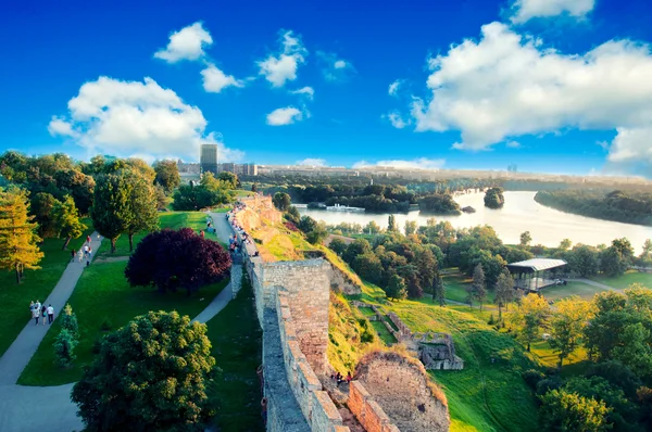 Belgrade panorama — Stockfoto