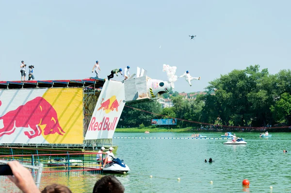 Czerwony Byk Flugtag — Zdjęcie stockowe