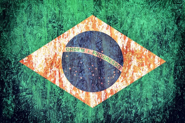 Braziliaanse vlag — Stockfoto