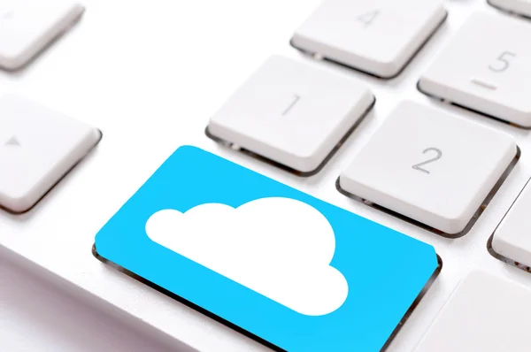 Cloud button — Stock Photo, Image