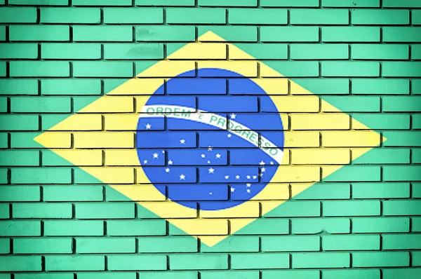 Bendera Brasilian — Stok Foto