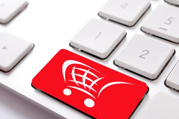 Shoping button — Stock Photo, Image
