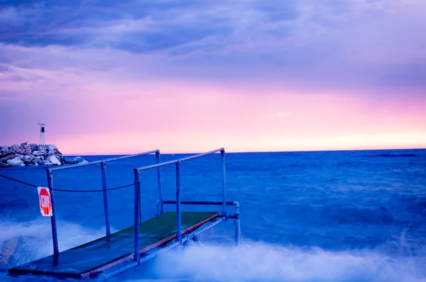 Море шторм — стокове фото