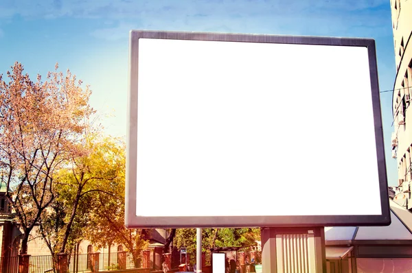 Blank billboard — Stock Photo, Image