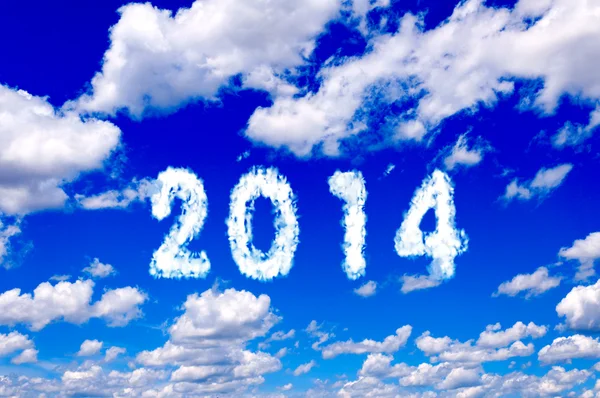 2014 clouds — Stock Photo, Image