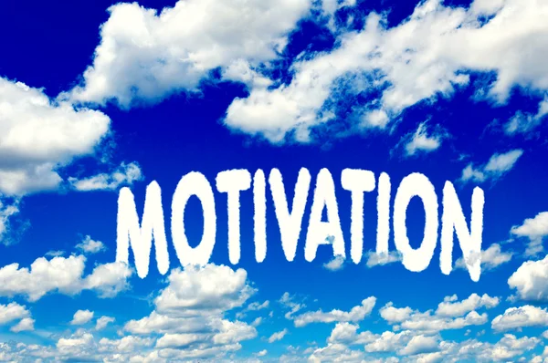 Nubes de motivación — Foto de Stock