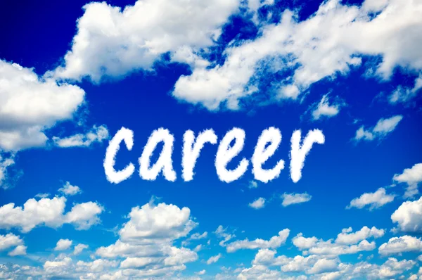 Career clouds — Stock Photo, Image