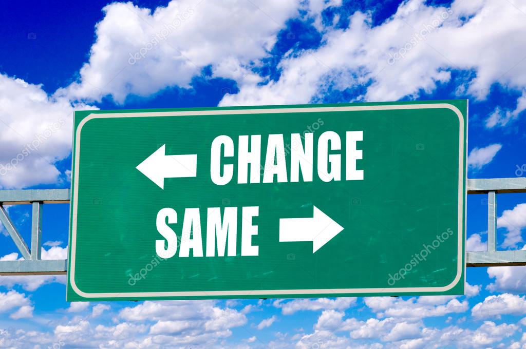 Change and same sign
