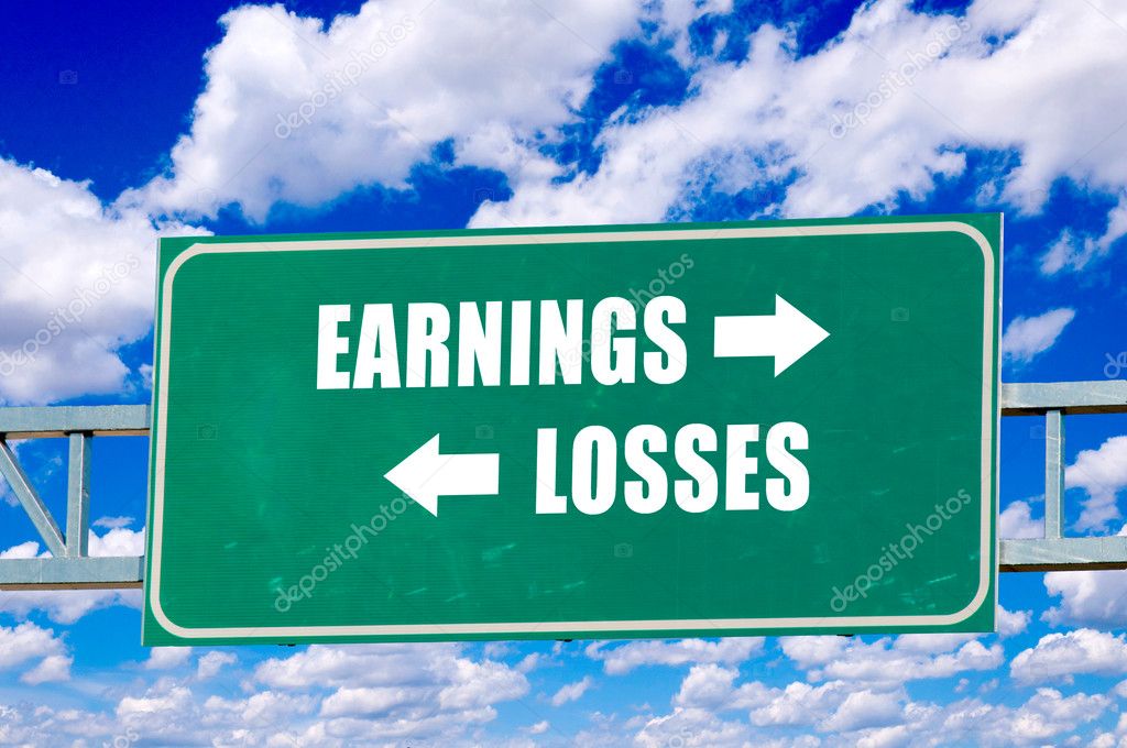 Earnings and losses sign