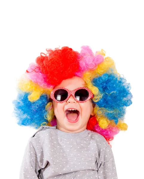 Positive small clown — Stock Photo, Image