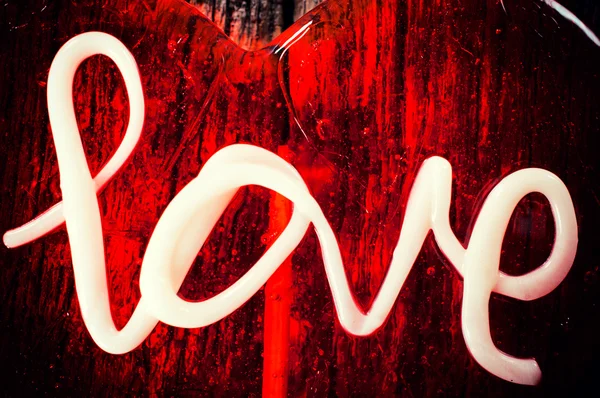 Kärlek på röda — Stockfoto