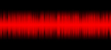 siyah zemin üzerine kırmızı ses