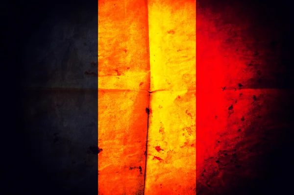 Belgisk flagg — Stockfoto