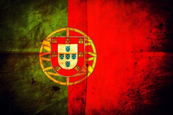 Portugalian flagga — Stockfoto