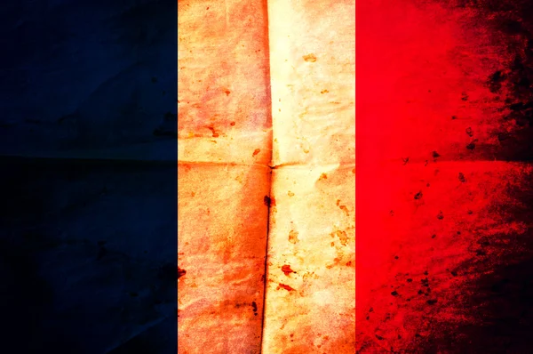 Frankreich-Flagge — Stockfoto