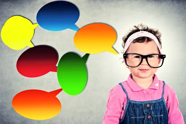 Child speech — Stock Photo, Image