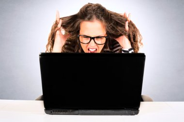 kadın, stresfemelle avec le stress