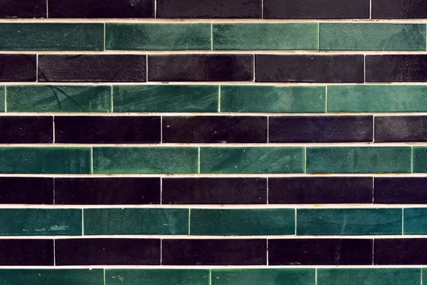 Briques vertes et noires — Photo