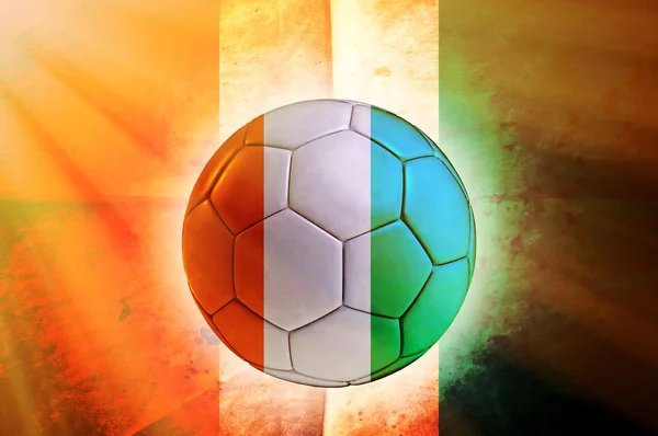 Pallone Costa d'Avorio — Foto Stock