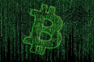 bitcoin işareti matris