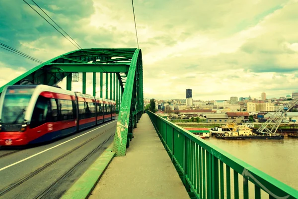 Belgrad-Straßenbahn — Stockfoto